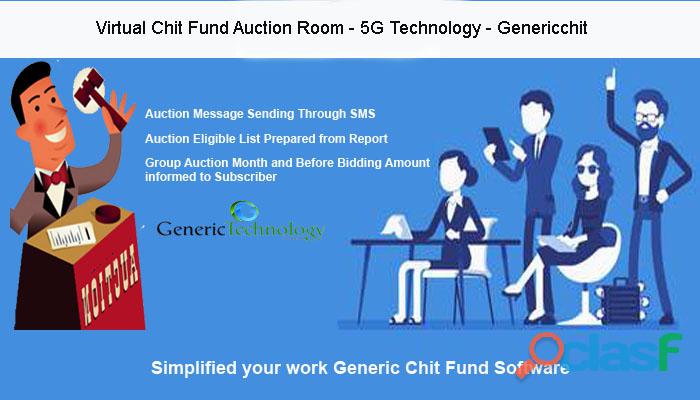 Virtual Chit Fund Auction Room 5G Genericchit