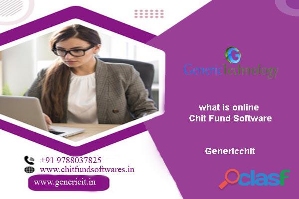 what is online chit fund software