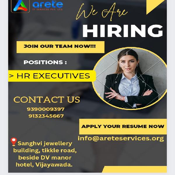 Wanted Hr excutives and software developers
