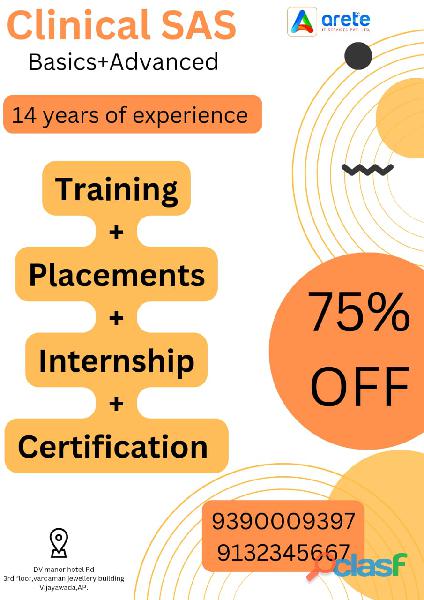 Best Clinical SAS training and placements with internship
