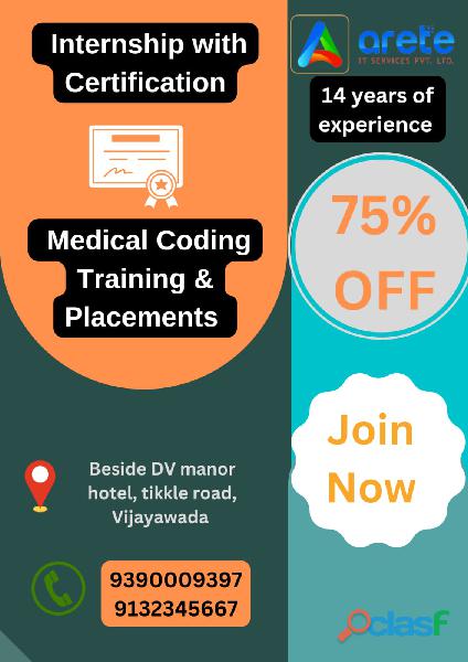 Best Medicalcoding training and placements along with