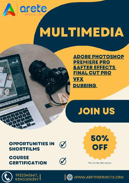 Best Multimedia training and placements