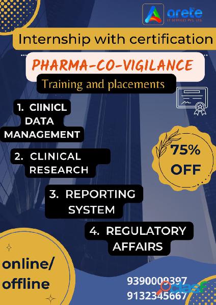 Pharmacovigilance training with certificate