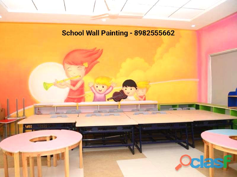 Playschool Cartoon Painting Works jabalpur