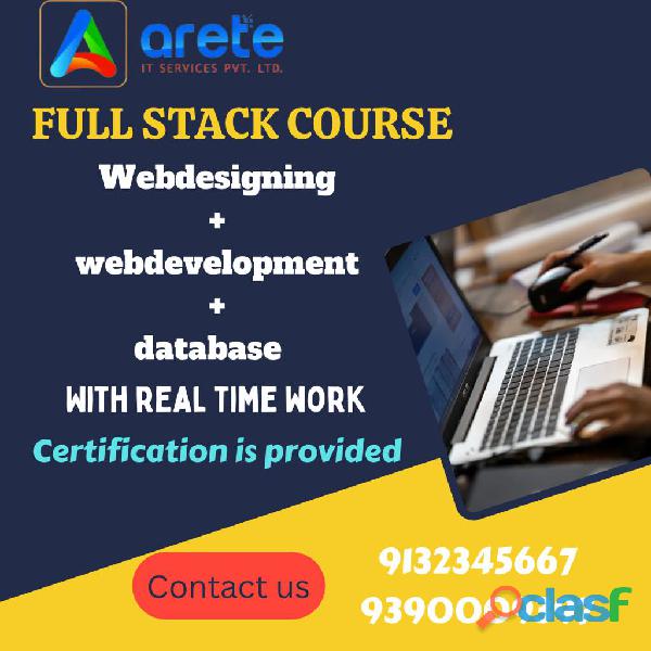 Best Full stack course with real time work