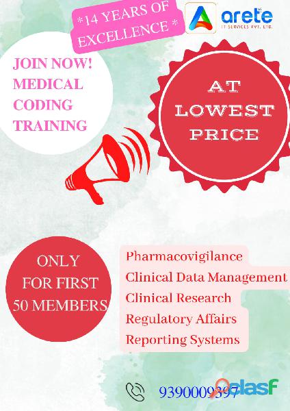 Best Pharmacovigilance training and placements with
