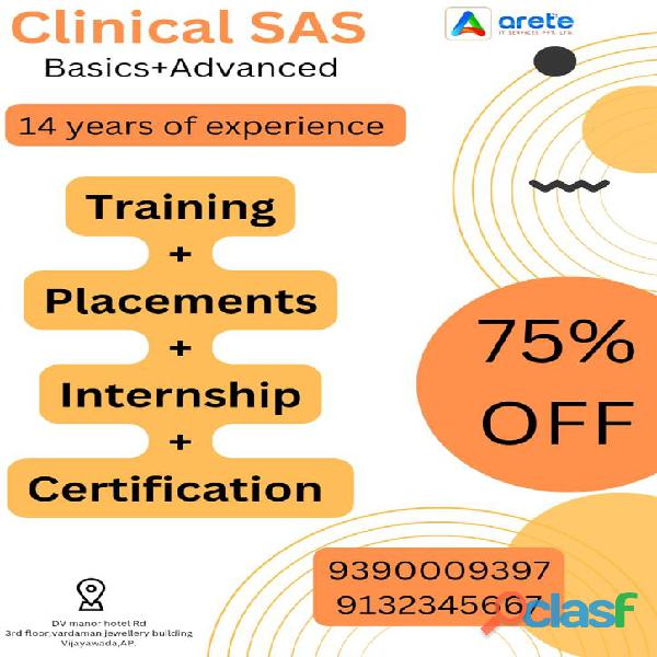 Best clinical SAS training and placements with internship