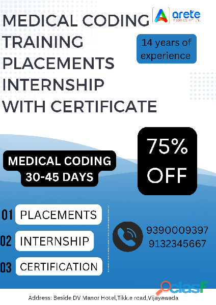 Best medical coding training and placements with internship