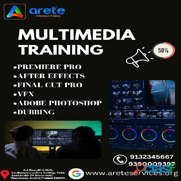 Best multimedia training along with certification