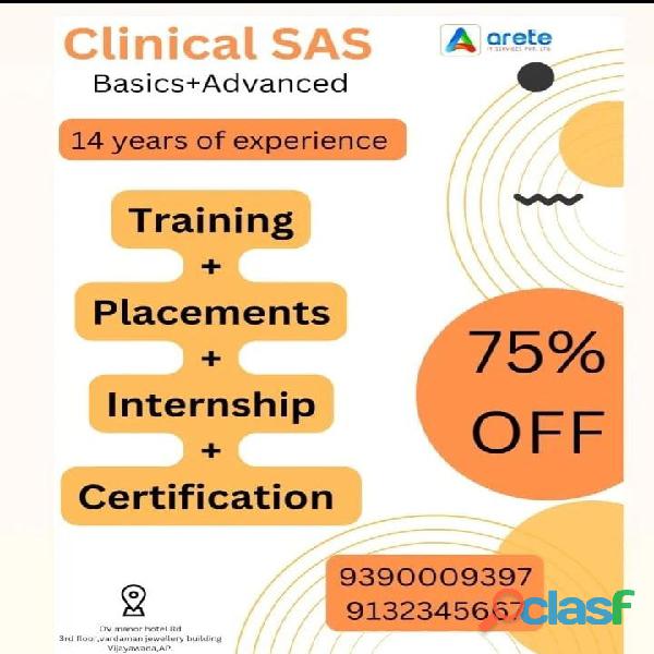 Clinical SAS training and placements with certification