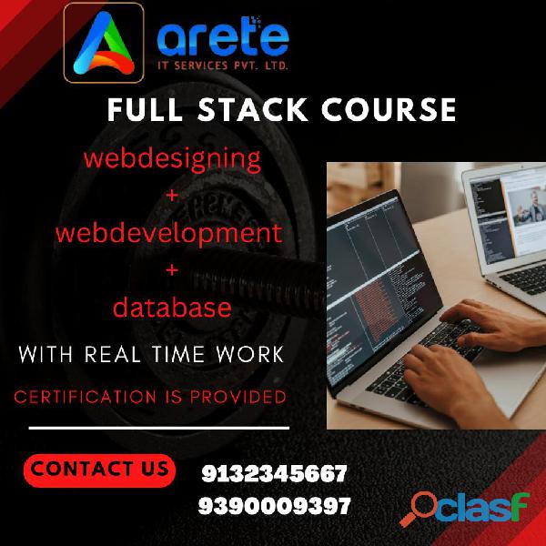 Full stack course with certificate