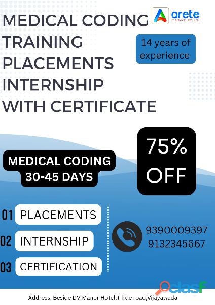 Medical coding training with certificate and best placements