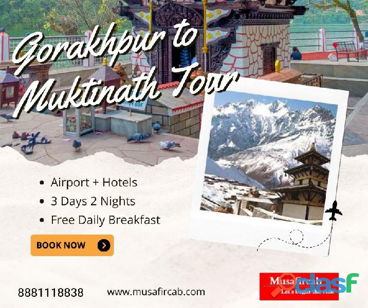 Gorakhpur to Muktinath Tour Package, Muktinath Tour Booking