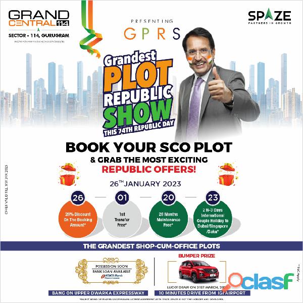 Grand Central SCO Plots | Best Commercial Project In