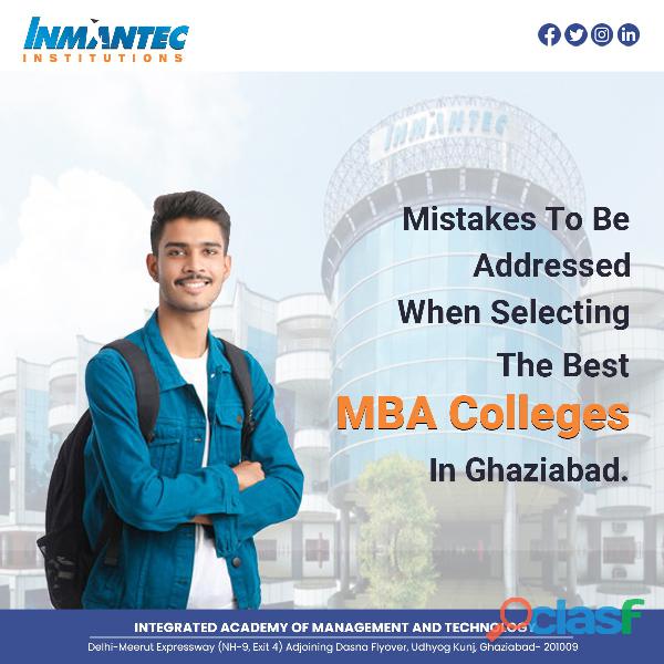 If you are looking to selecting the best MBA Colleges in