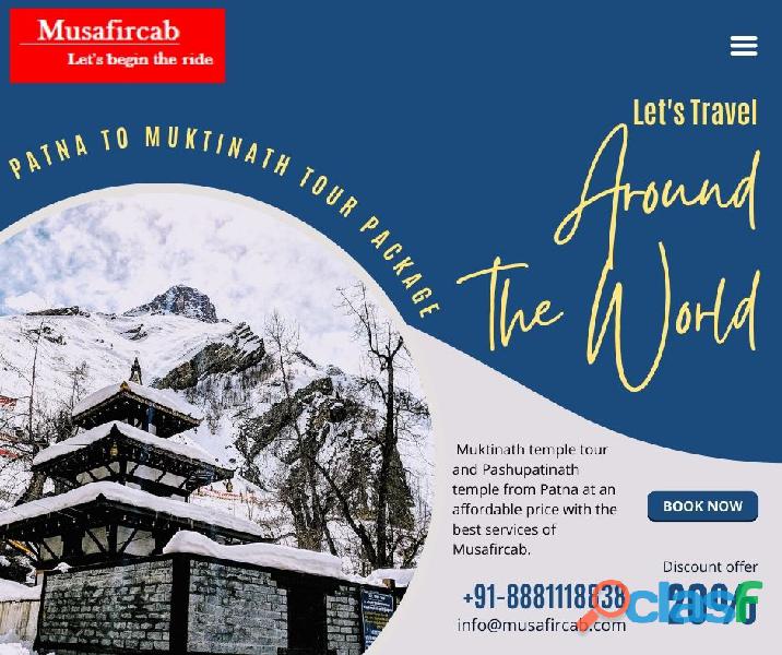 Patna to Muktinath Tour Package, Muktinath Tour Package from