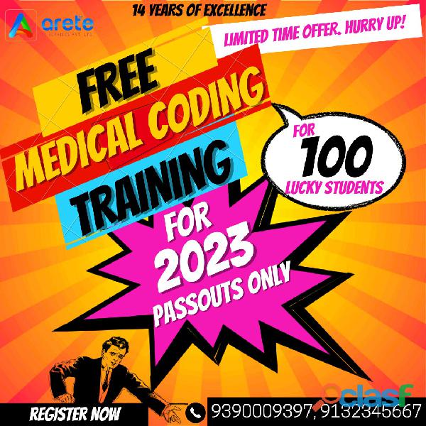 Medical coding training and placements with cerification