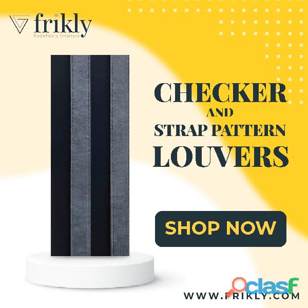 Checker & Strap Pattern Louvers Buy Checker & Strap Pattern