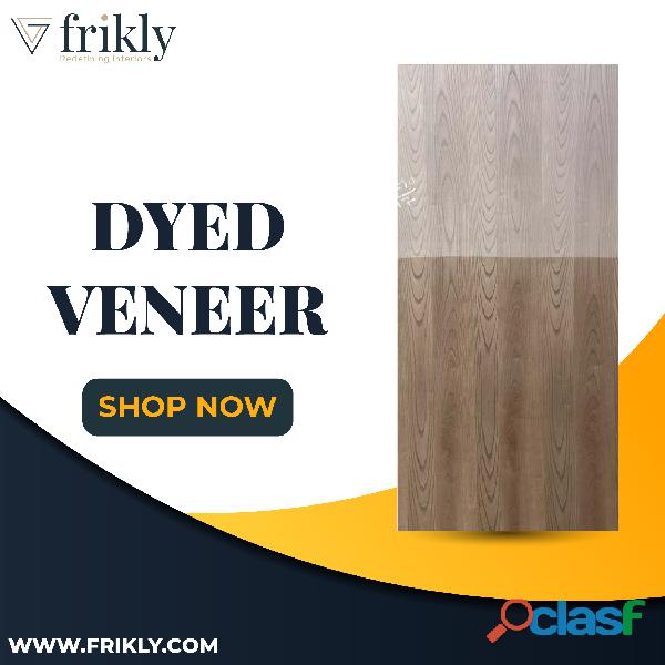 Dyed Veneer Buy Premium Quality Dyed Veneer Online at Low