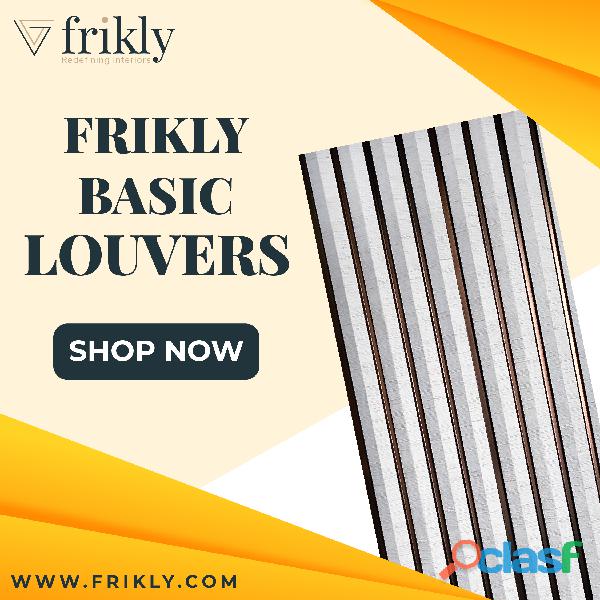 Frikly Basics Charcoal Louvers Buy Premium Quality Louver