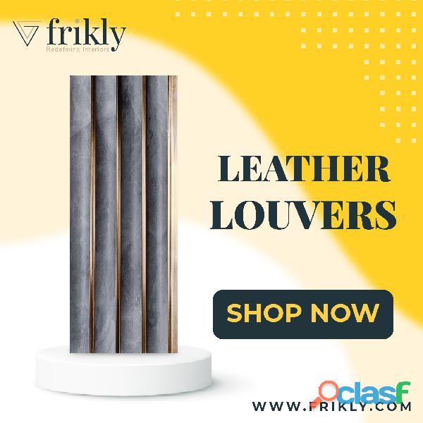 Leather Finish Louvers Buy Premium Quality Leather Finish