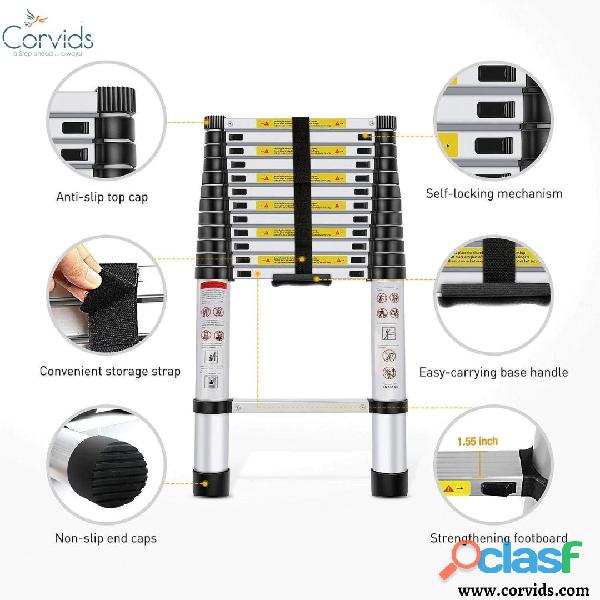 Make your life easier with corvids telescopic ladder