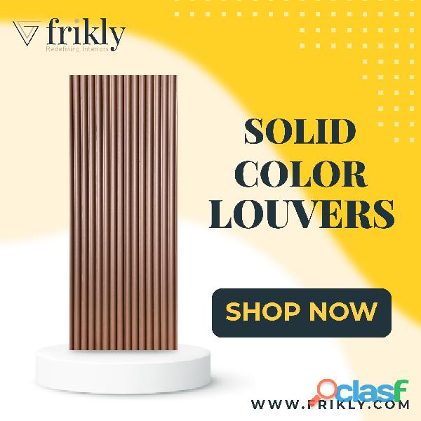 Solid Colors Louvers Buy Solid Colors Louvers Online at Low