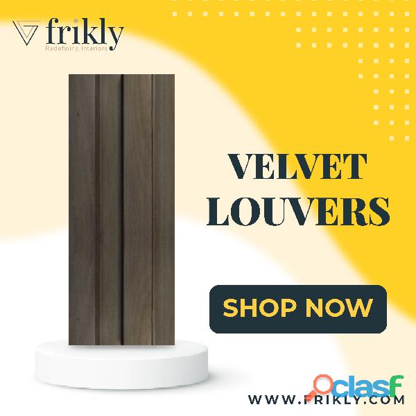 Velvet Louvers Buy Premium Quality Velvet Louvers Online at
