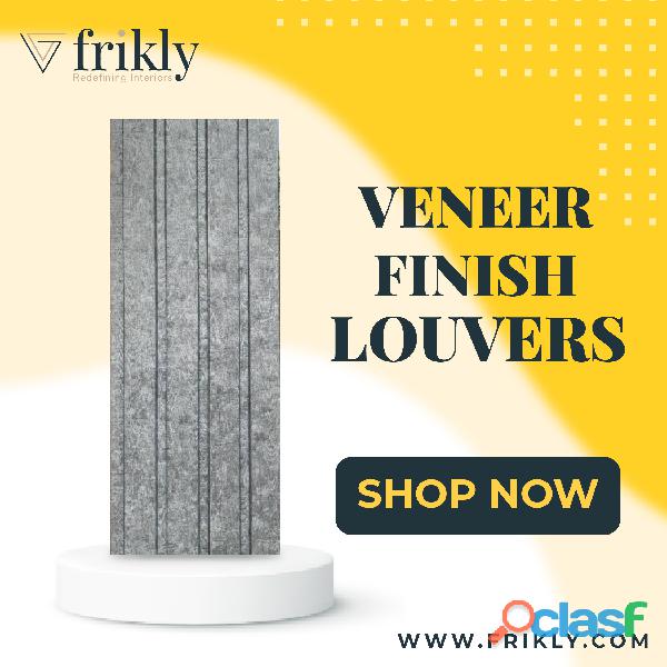 Veneer Finish Louvers Buy Premium Quality Veneer Finish