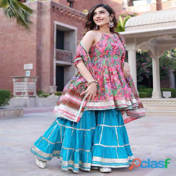 Buy the latest collection of Chanderi Suit Set Online