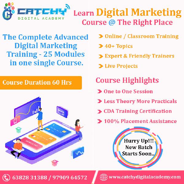 Course certificates for digital marketing courses in
