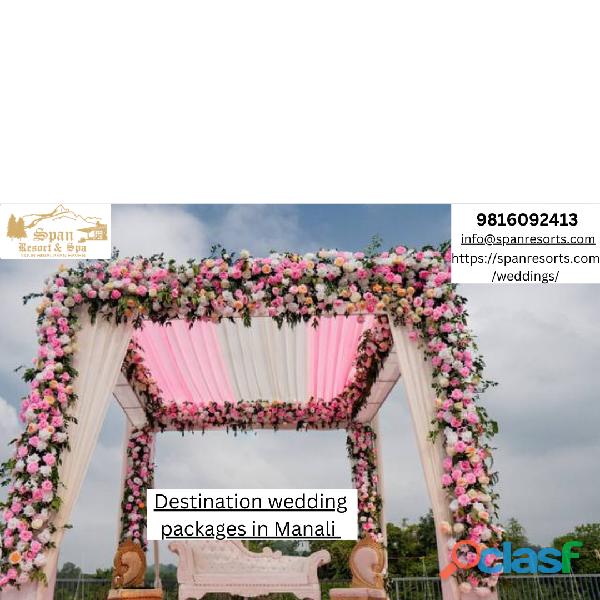 Destination wedding packages in Manali Span Motel Pvt Ltd