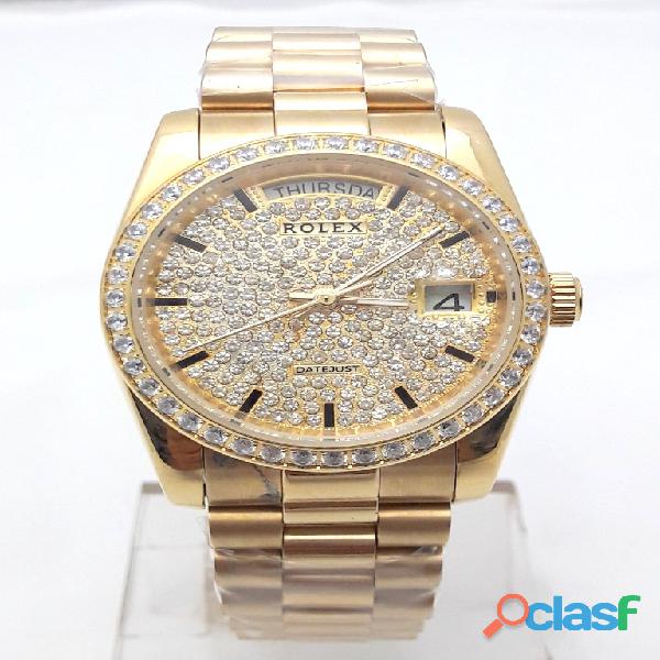 Rolex Day Date Diamond Edition Mens Watch (2)