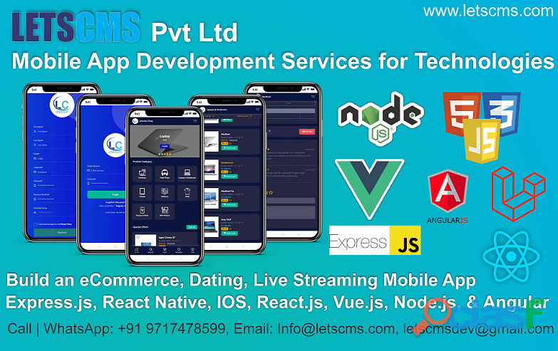 Top Mobile App Development Service & Technologies