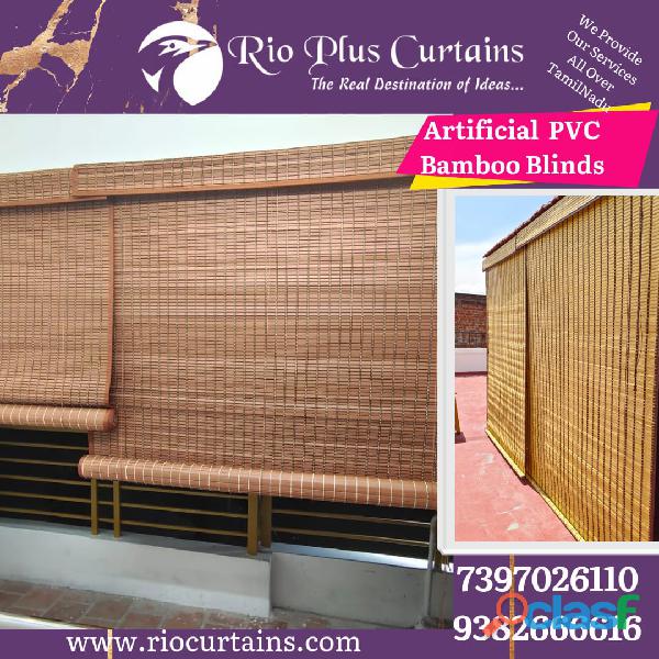 Artificial PVC Bamboo Blinds Manufacturer in Theni