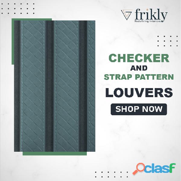 Buy Checker & Strap Pattern PVC Wall Panels Online at Low