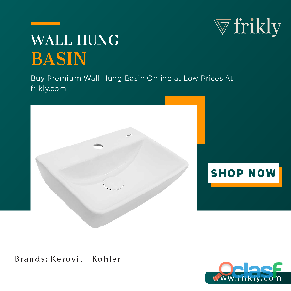 Buy Premium Quality Wall Hung Basin Online at Low Prices In
