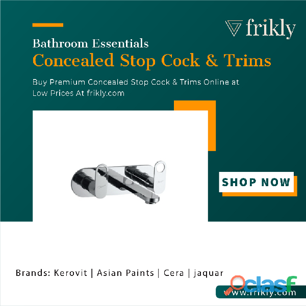 Buy Quality Concealed Stop Cock and Trims Online at Low