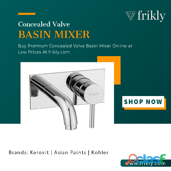 Buy Quality Concealed Valve Basin Mixer Online at Low Prices