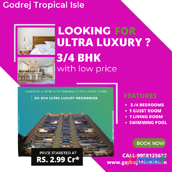 Godrej Tropical Isle – A Super Ultra Luxury Destination