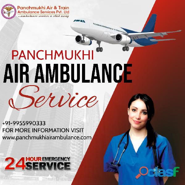Hire Affordable Panchmukhi Air Ambulance Services in Kolkata