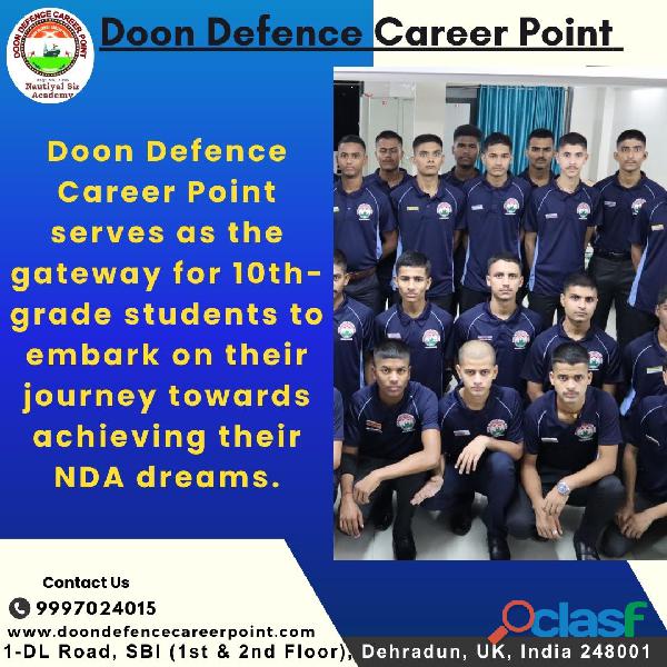 Doon Defence Career Point Where 10th grade NDA Dreams Begin"