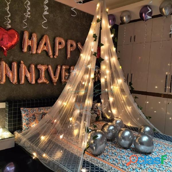 Find Here Anniversary Balloon Decoration in Delhi | Renowned