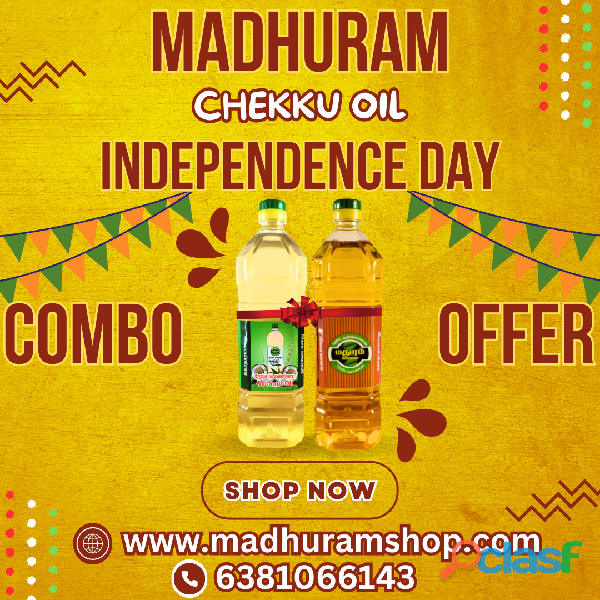 "Madhuram Shop" is one of the leading Chekku Oil