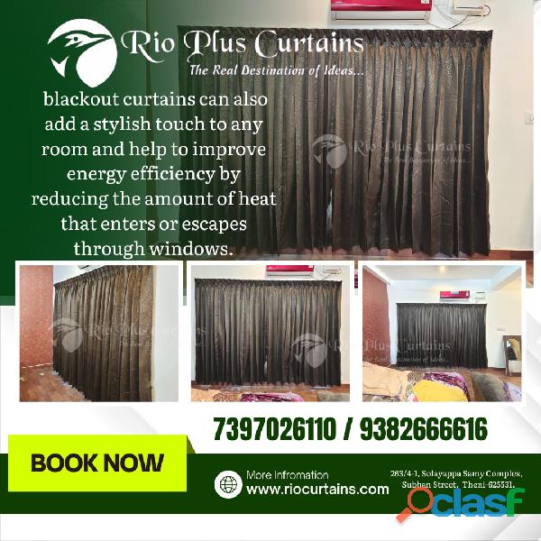 Customized Curtains Collection Shop in Bodi, Theni Dt