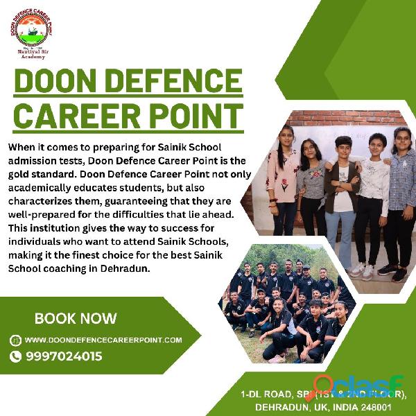 Doon Defence Career Point Your Path to Sainik School