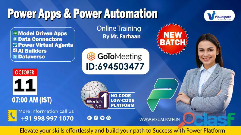 PowerApps & Power Automate Online Training New Batch