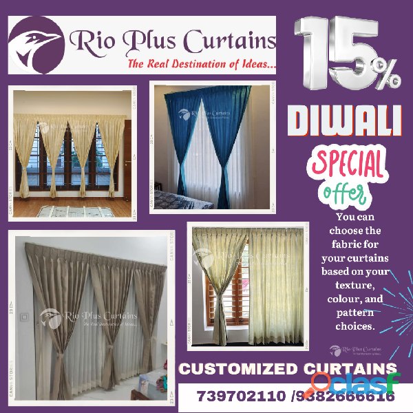 Curtains Decoration Shop in Andipatti, Theni Dt