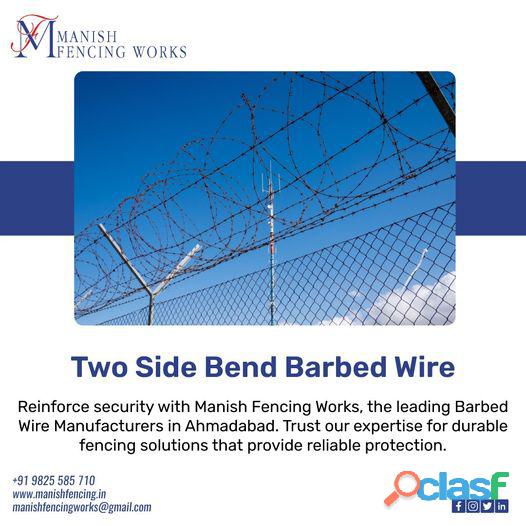 Barbed Wire Manufacturers in Ahmedabad | Manish Fencing
