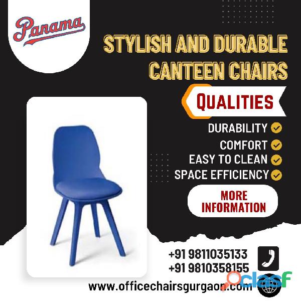 Buy the Best and most stylish canteen chairs in Gurgaon